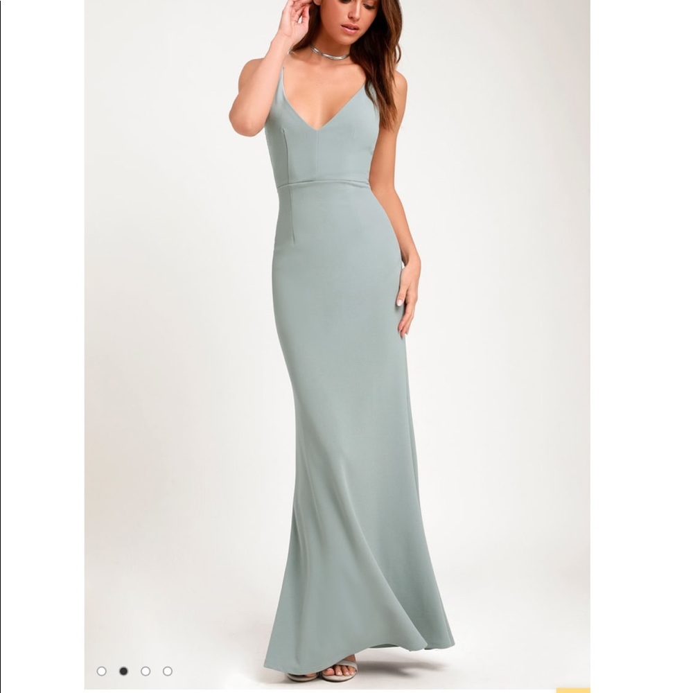Melora Slate Blue Sleeveless Maxi Dress
